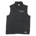 THE NORTH FACE Mens Black Fleece Jacket L Polyester Blend Zip Front Casual