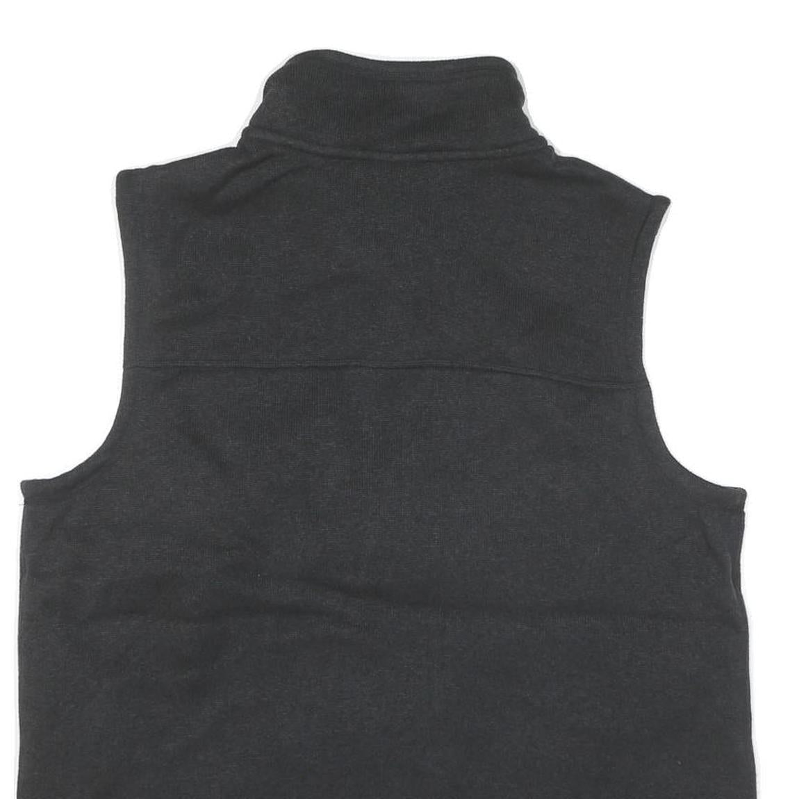 THE NORTH FACE Mens Black Fleece Jacket L Polyester Blend Zip Front Casual