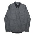 LEVI'S Mens Grey Shirts S Cotton Button Long Sleeve Casual Collar
