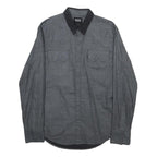 LEVI'S Mens Grey Shirts S Cotton Button Long Sleeve Casual Collar