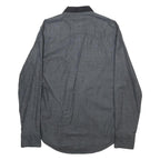 LEVI'S Mens Grey Shirts S Cotton Button Long Sleeve Casual Collar