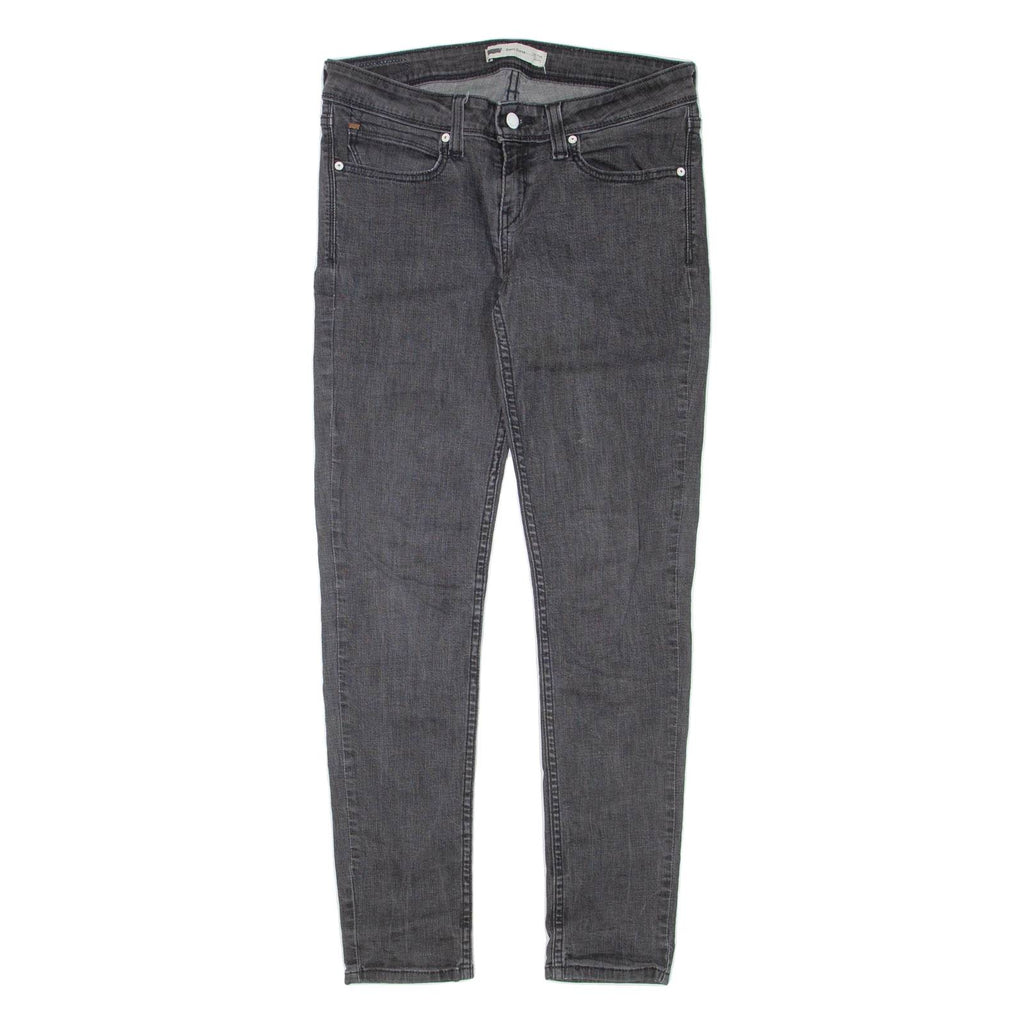 LEVI'S Demi Curve Womens Jeans Grey Regular Skinny W32 L31