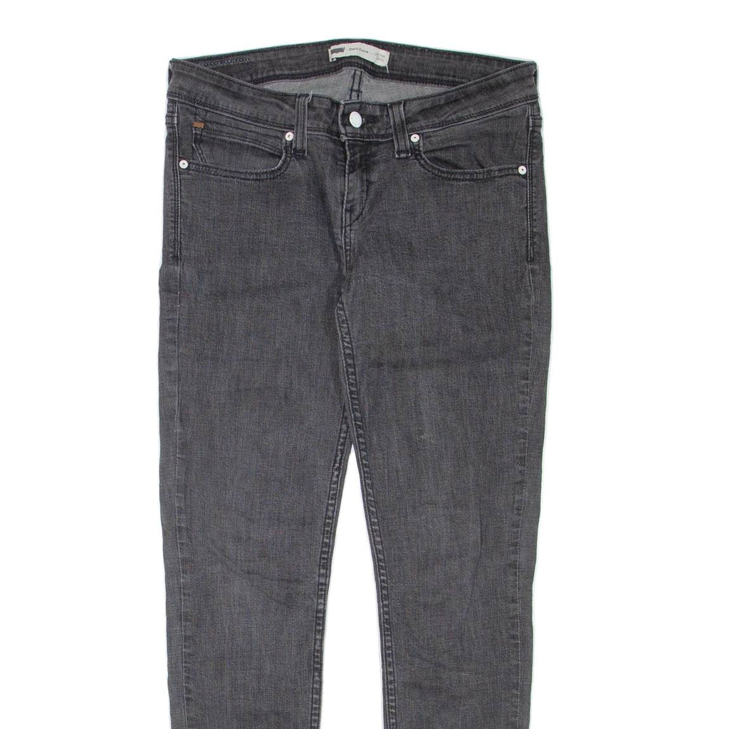LEVI'S Demi Curve Womens Jeans Grey Regular Skinny W32 L31