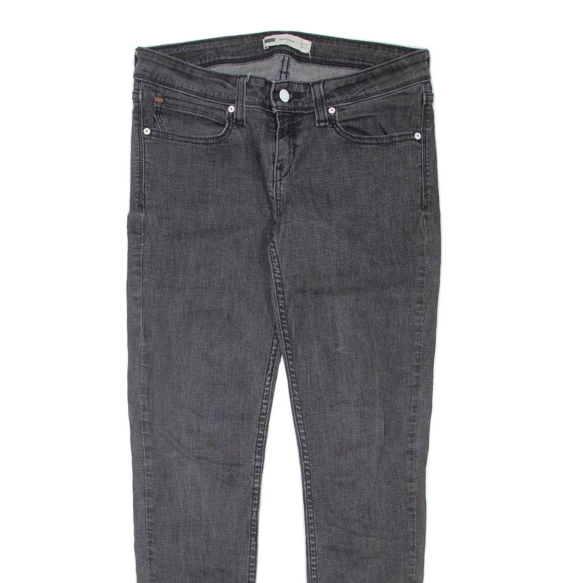 LEVI'S Demi Curve Womens Jeans Grey Regular Skinny W32 L31