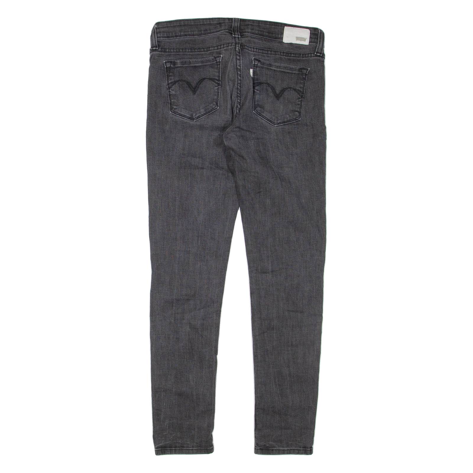 LEVI'S Demi Curve Womens Jeans Grey Regular Skinny W32 L31