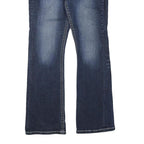 MAURICES Womens Regular Blue Denim Bootcut Jeans Cotton Blend W34 L33 Stylish