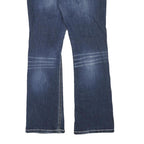MAURICES Womens Regular Blue Denim Bootcut Jeans Cotton Blend W34 L33 Stylish