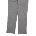 DICKIES Mens Cotton Blend Grey Regular Fit Straight Leg Trousers W30 L29