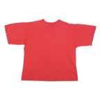 CALVIN KLEIN Mens Red Essential Logo T-Shirt XL Short Sleeve Crew Neck Cotton