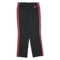 ADIDAS Womens Joggers Black & Red M W30 L30 Slim Tapered Sporty Polyester