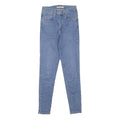 LEVI'S Womens Slim Blue Denim Jeans W24 L28 Zip Closure Stylish Fit