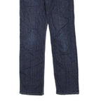 LEVI'S 751 Mens Jeans Blue Regular Straight Denim Raw W33 L34 Classic Fit Zip