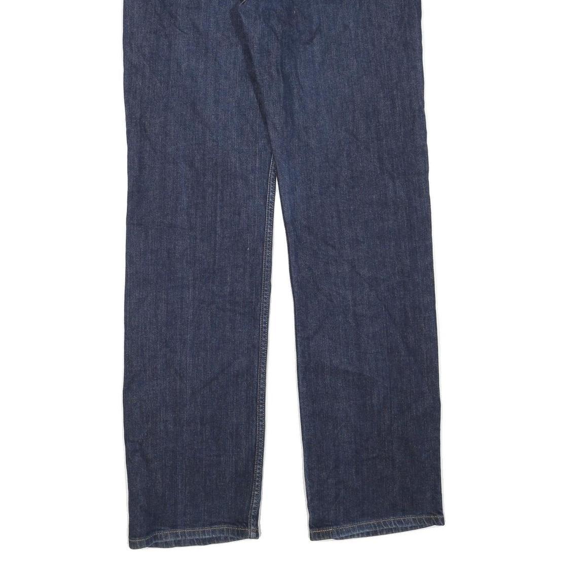 LEVI'S 751 Mens Jeans Blue Regular Straight Denim Raw W33 L34 Classic Fit Zip