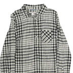 MERONA Womens Black & White Check Shirt S Cotton Blend Casual Button-Up