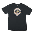 REEBOK Mens Black Anaheim Ducks Graphic T-Shirt L Short Sleeve Crew Neck Sports