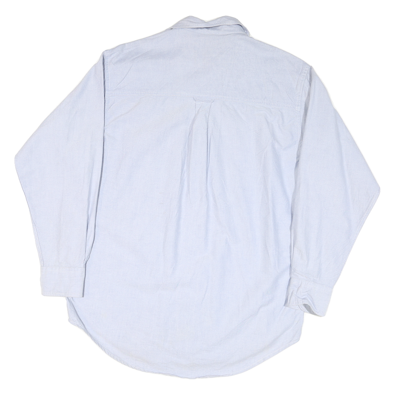 CHAPS RALPH LAUREN Mens Blue Plain Shirt M Classic Button Down Casual Cotton