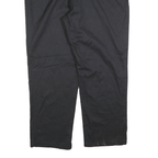 DICKIES Mens Cotton Blend Black Regular Straight Trousers W42 L32 Workwear Zip