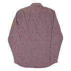 BOSS Slim Fit Mens Shirt Red Spotted Long Sleeve M