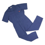 DICKIES Mens Blue Dungarees Regular Fit Polyester Blend XL W38 L28 Workwear