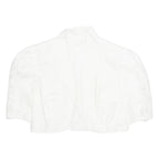 Womens Waistcoat White Collared M