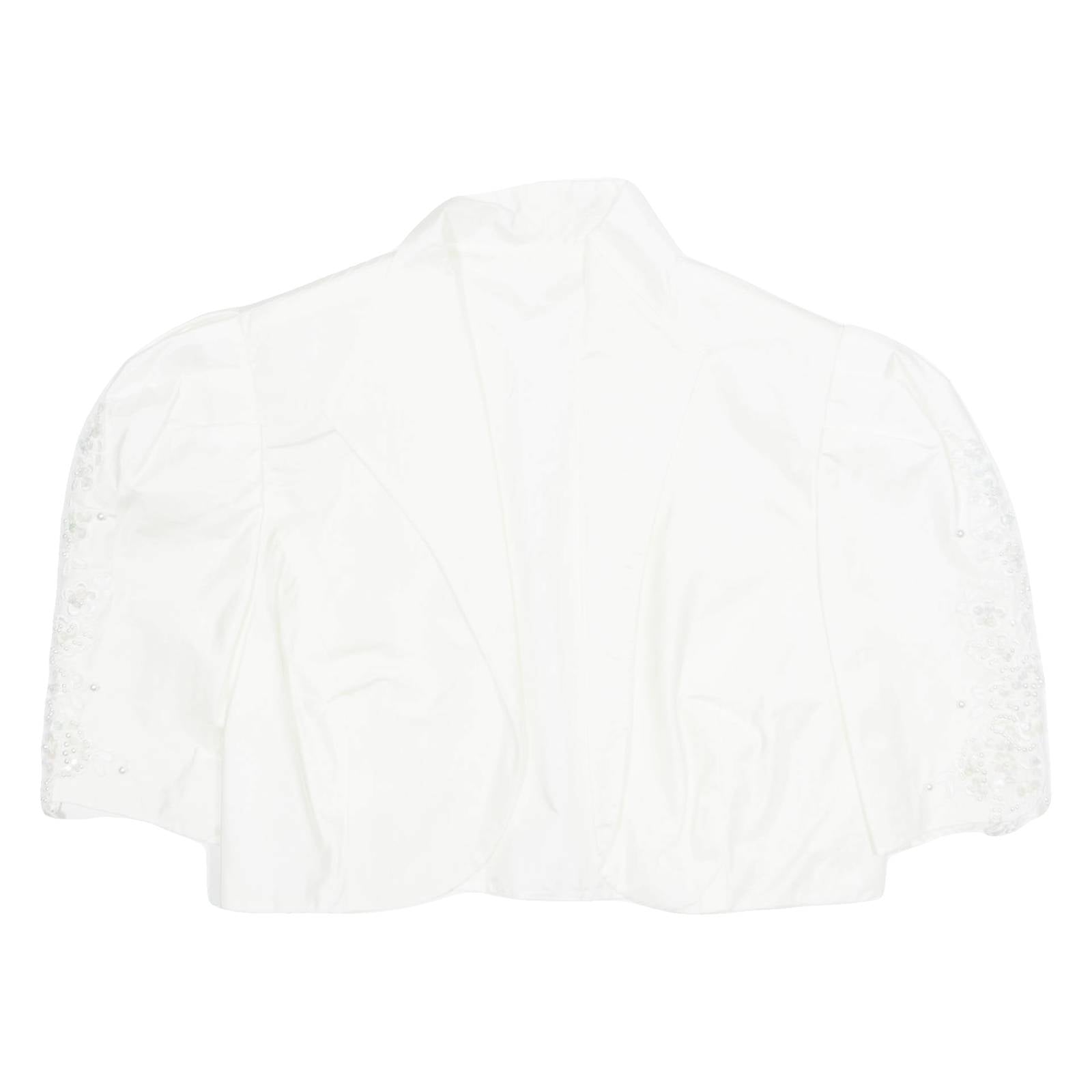 Womens Waistcoat White Collared M