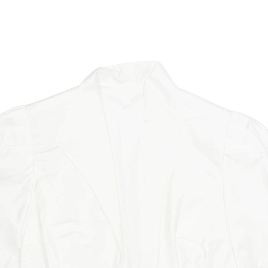 Womens Waistcoat White Collared M