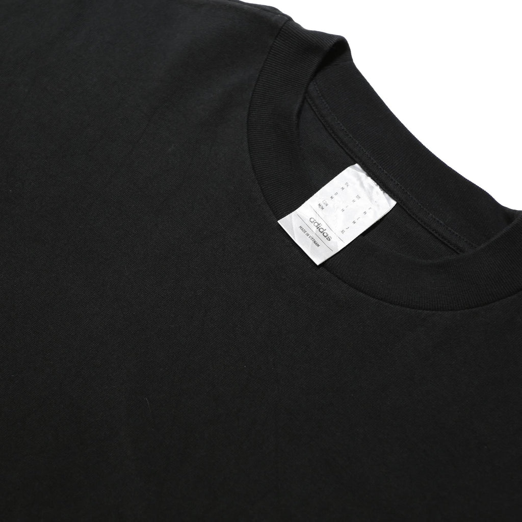ADIDAS Mens Black Basketball T-Shirt M Short Sleeve Crew Neck Cotton Blend