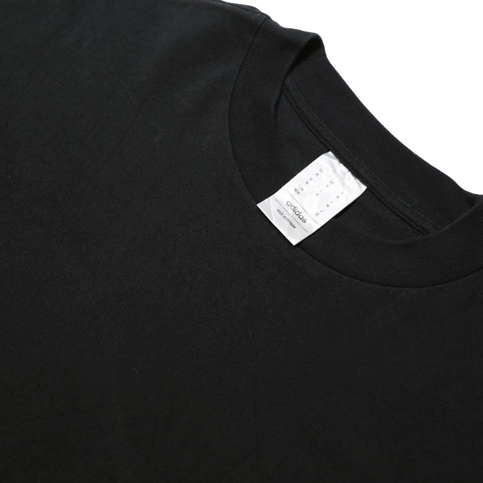 ADIDAS Mens Black Basketball T-Shirt M Short Sleeve Crew Neck Cotton Blend