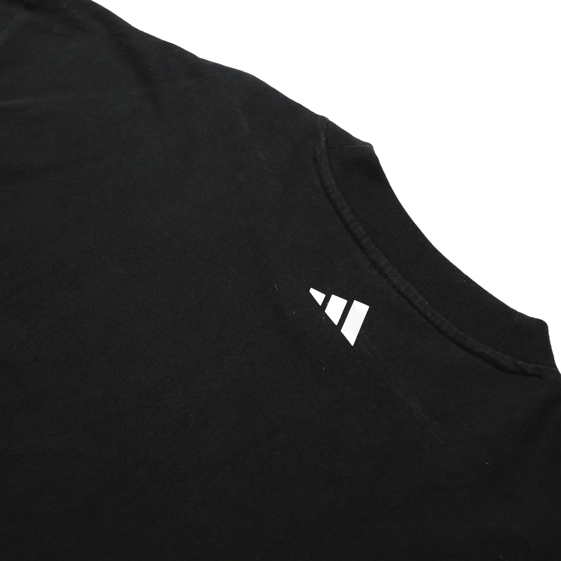 ADIDAS Mens Black Basketball T-Shirt M Short Sleeve Crew Neck Cotton Blend