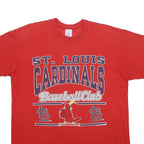 LOGO 7 Mens Red St Louis Cardinals Graphic T-Shirt XL Short Sleeve Crew Neck