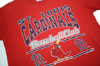 LOGO 7 Mens Red St Louis Cardinals Graphic T-Shirt XL Short Sleeve Crew Neck