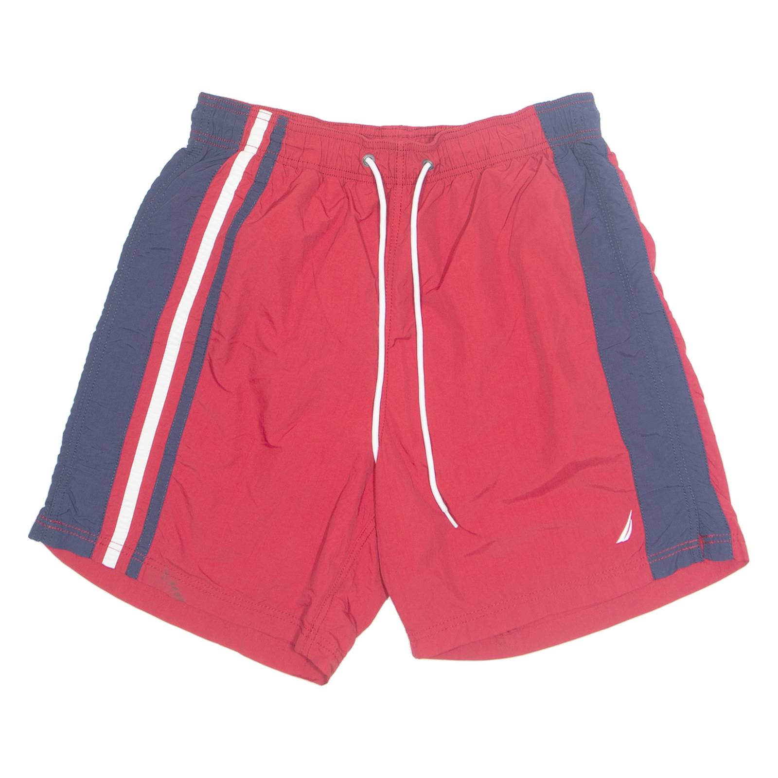 NAUTICA Mesh Lined Mens Swimming Shorts Red M W28