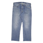 CARHARTT Mens Regular Fit Blue Denim Jeans W34 L28 Classic Cotton Blend Zip