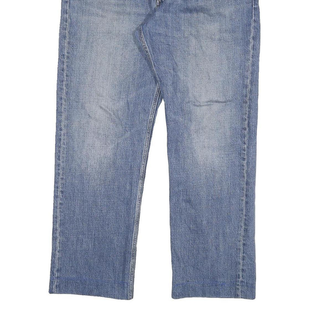 CARHARTT Mens Regular Fit Blue Denim Jeans W34 L28 Classic Cotton Blend Zip