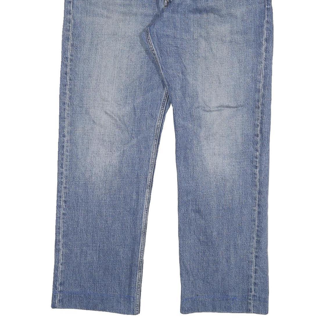 CARHARTT Mens Regular Fit Blue Denim Jeans W34 L28 Classic Cotton Blend Zip