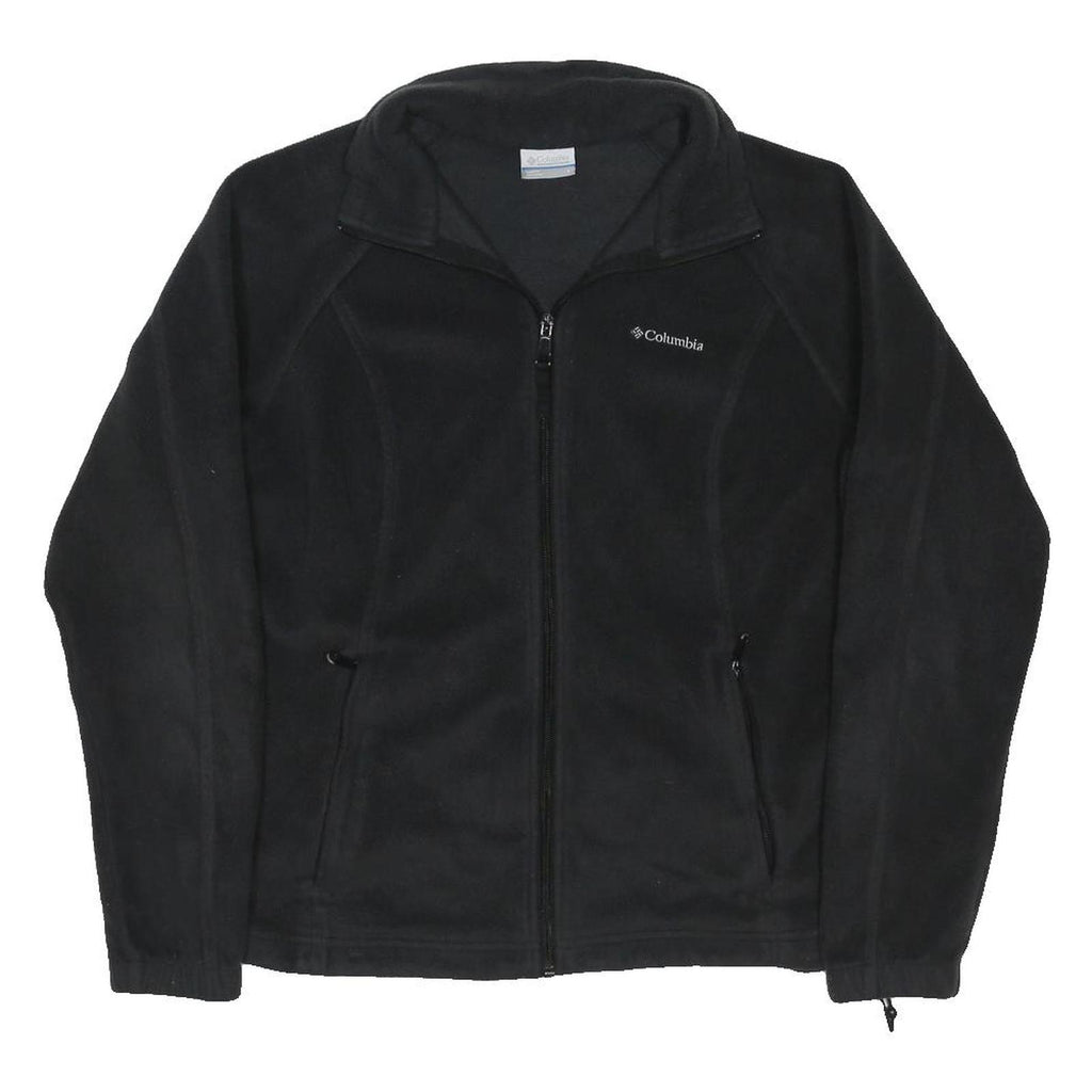 COLUMBIA Womens Black Jacket L Polyester Blend Zip Outdoor Activewear Casual
