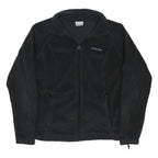 COLUMBIA Womens Black Jacket L Polyester Blend Zip Outdoor Activewear Casual