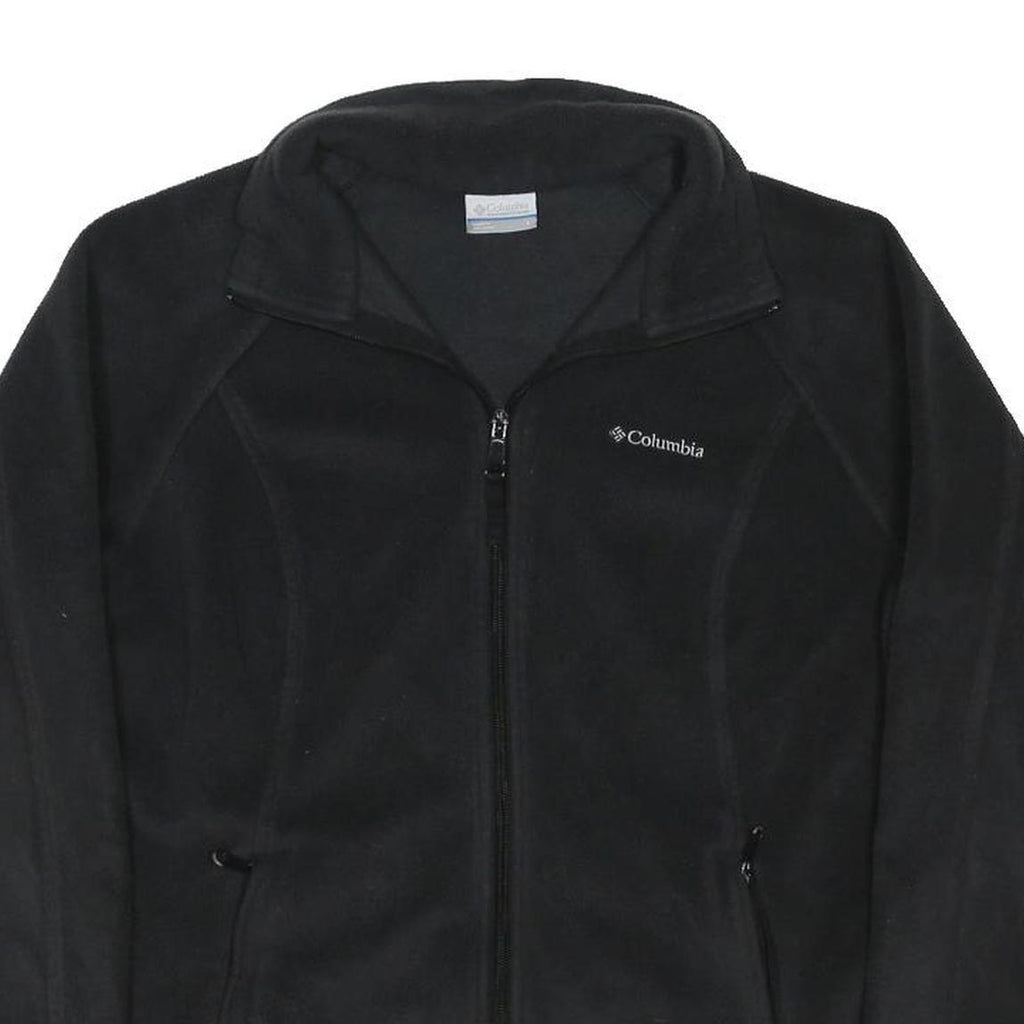 COLUMBIA Womens Black Jacket L Polyester Blend Zip Outdoor Activewear Casual
