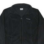 COLUMBIA Womens Black Jacket L Polyester Blend Zip Outdoor Activewear Casual
