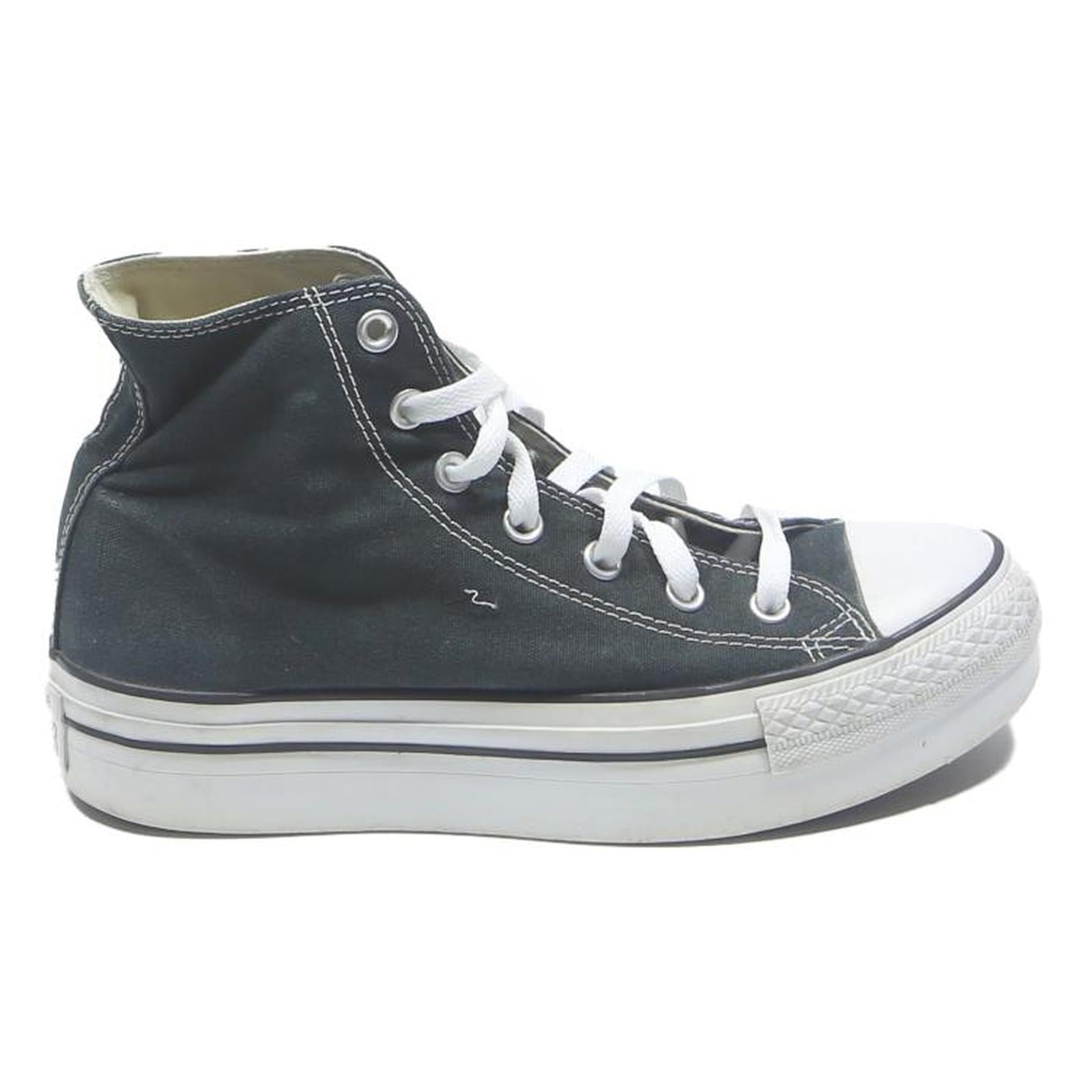 CONVERSE Chuck Taylor All Star Womens High Top Trainers Black Canvas UK 6