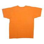 CHAMPION Mens Orange Graphic T-Shirt XL Short Sleeve Crew Neck Logo