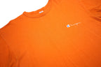 CHAMPION Mens Orange Graphic T-Shirt XL Short Sleeve Crew Neck Logo