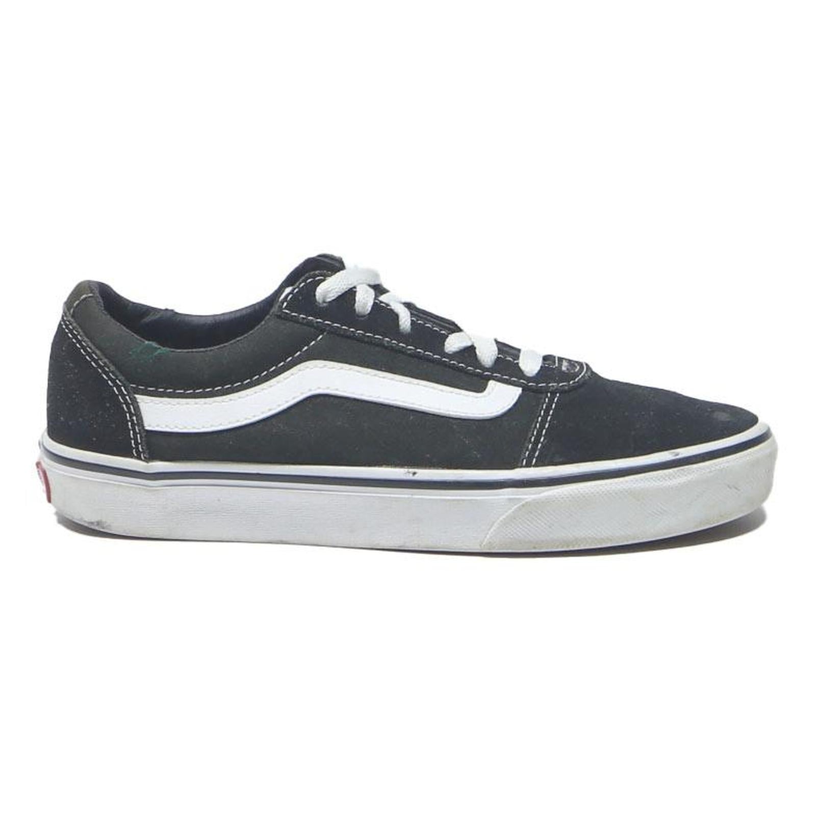 VANS Old Skool Womens Low Top Trainers Black & White Canvas UK 5 Classic Skate