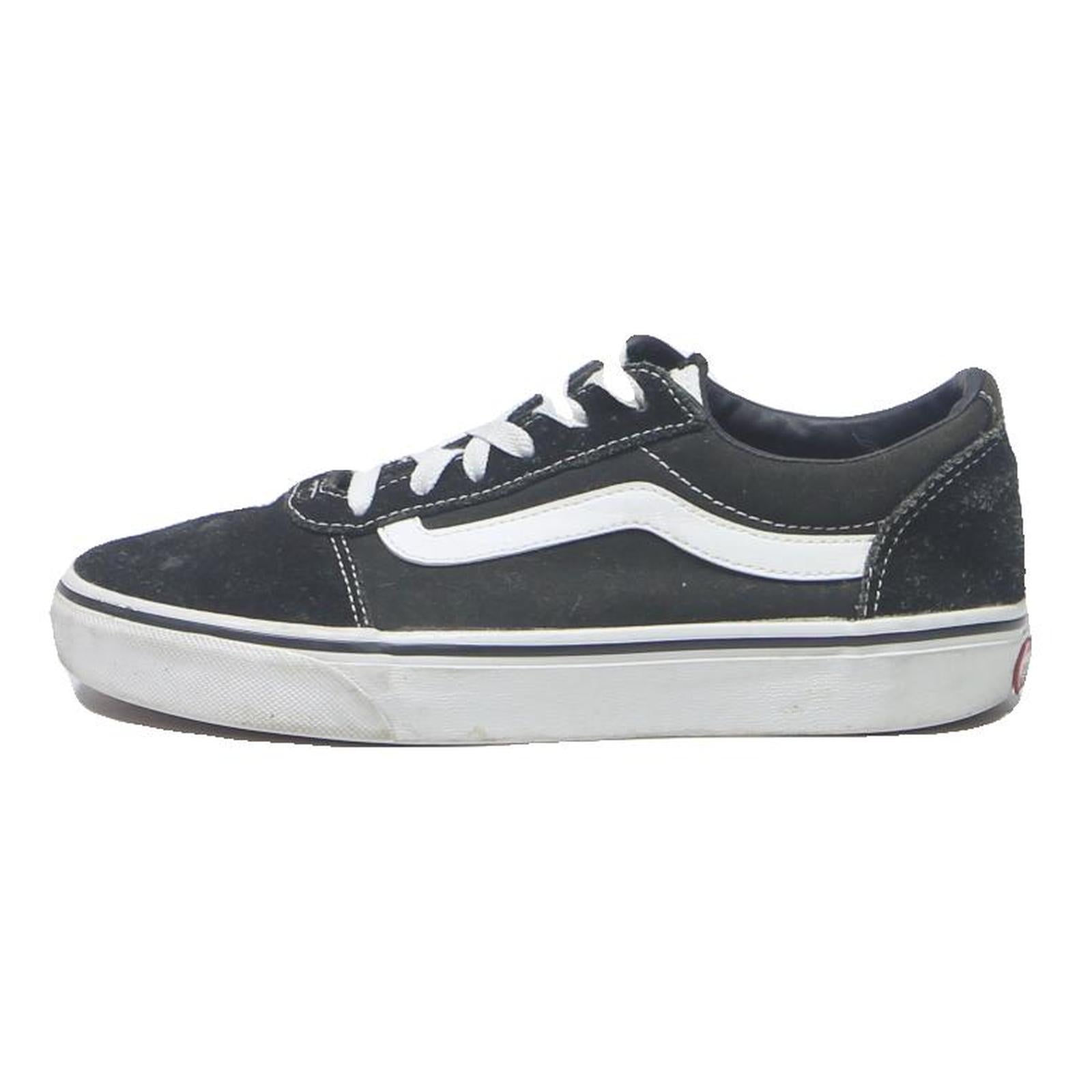 VANS Old Skool Womens Low Top Trainers Black & White Canvas UK 5 Classic Skate