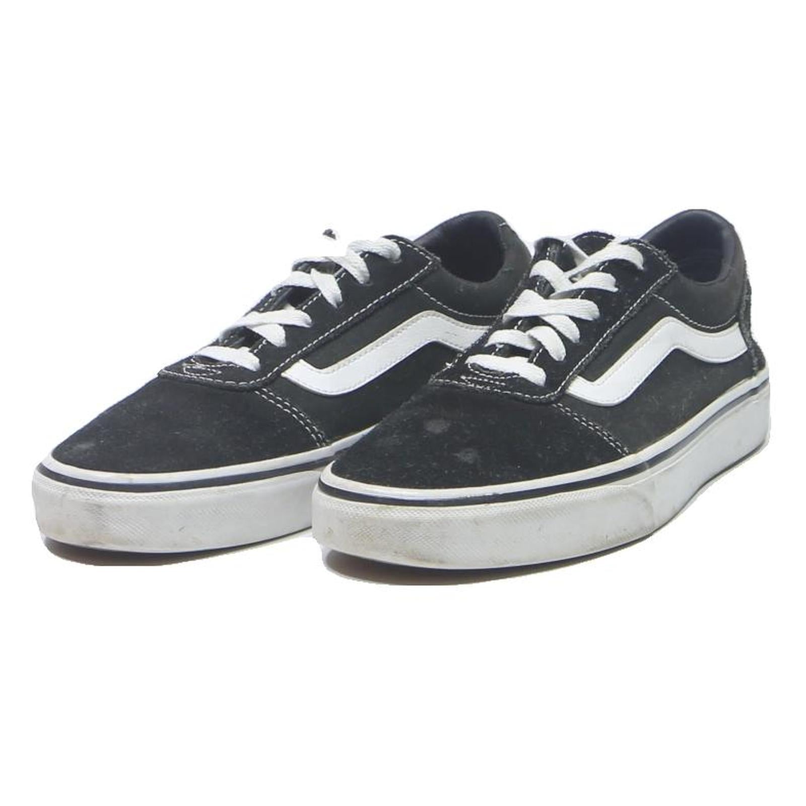 VANS Old Skool Womens Low Top Trainers Black & White Canvas UK 5 Classic Skate