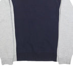 NIKE Mens Blue & Grey Sweatshirt Crew Neck S Cotton Blend Casual Retro