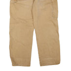 DICKIES Mens Regular Fit Beige Cotton Blend Jeans W38 L28 Workwear Zip Closure