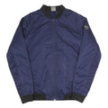 PUMA Mens Navy Blue Bomber Jacket S Polyester Blend Plain Zip Sportswear
