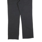 DICKIES Mens Black Cotton Blend Regular Fit Straight Leg Trousers W36 L30