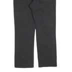 DICKIES Mens Black Cotton Blend Regular Fit Straight Leg Trousers W36 L30
